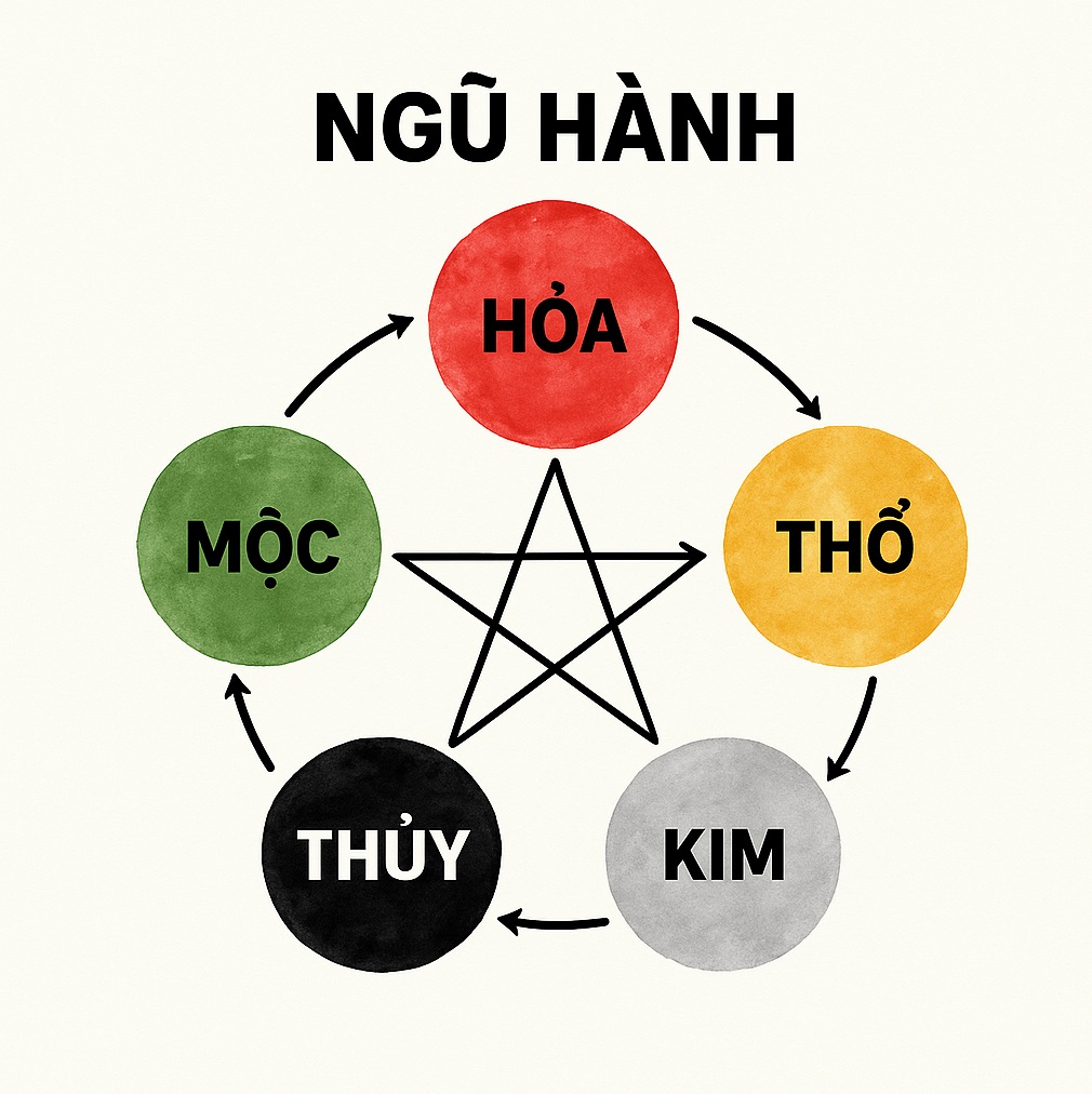 nạp âm vẫn xuất phát từ gốc ngũ hành mà thêm hoa lá cành, thêm mắm muối